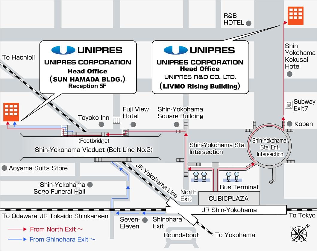 Mapa shin Yokohami