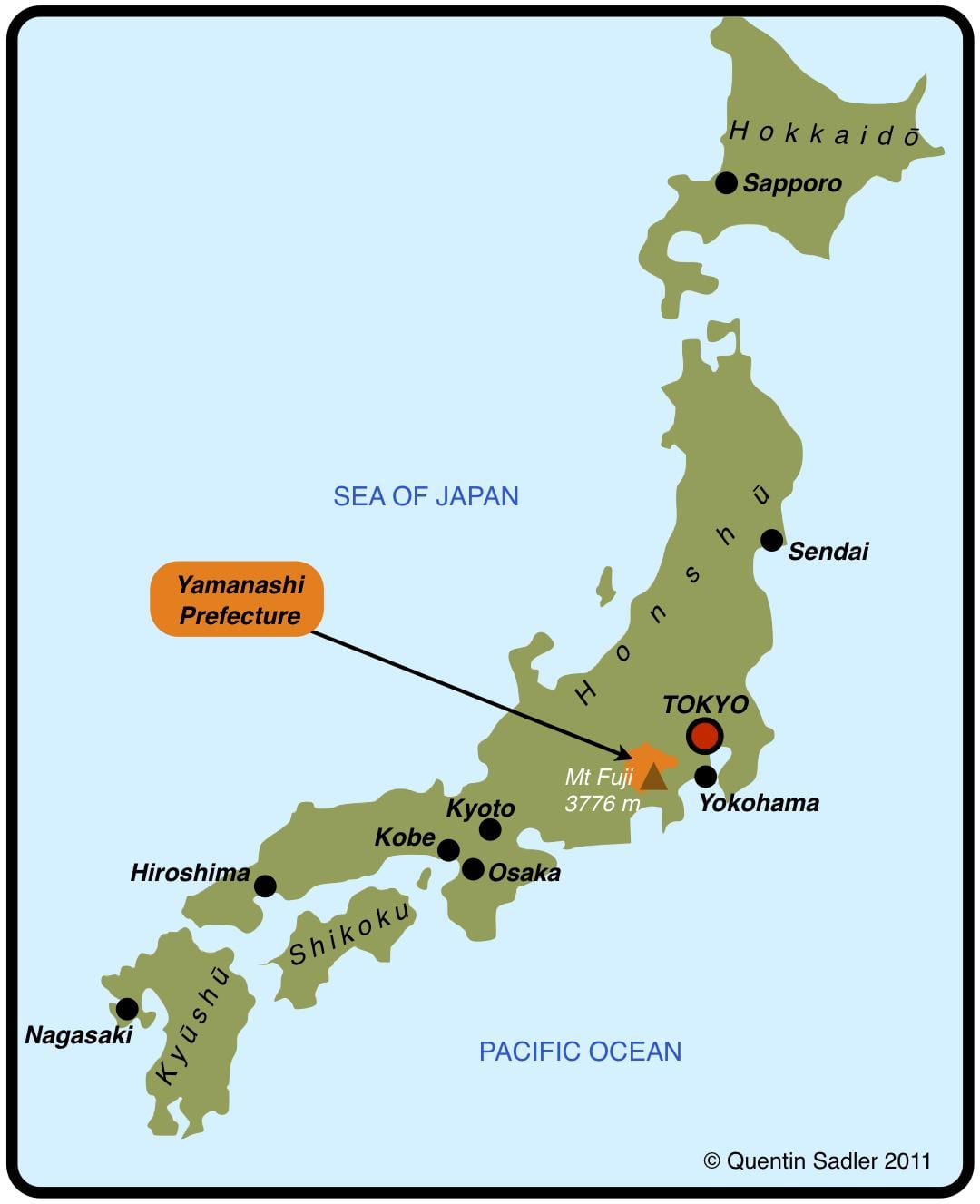 Yokohami na mapi