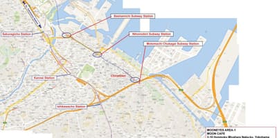 Mapa pacifico Yokohami